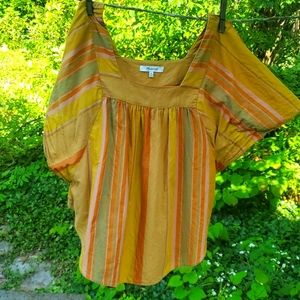 Madewell Striped Butterfly Blouse